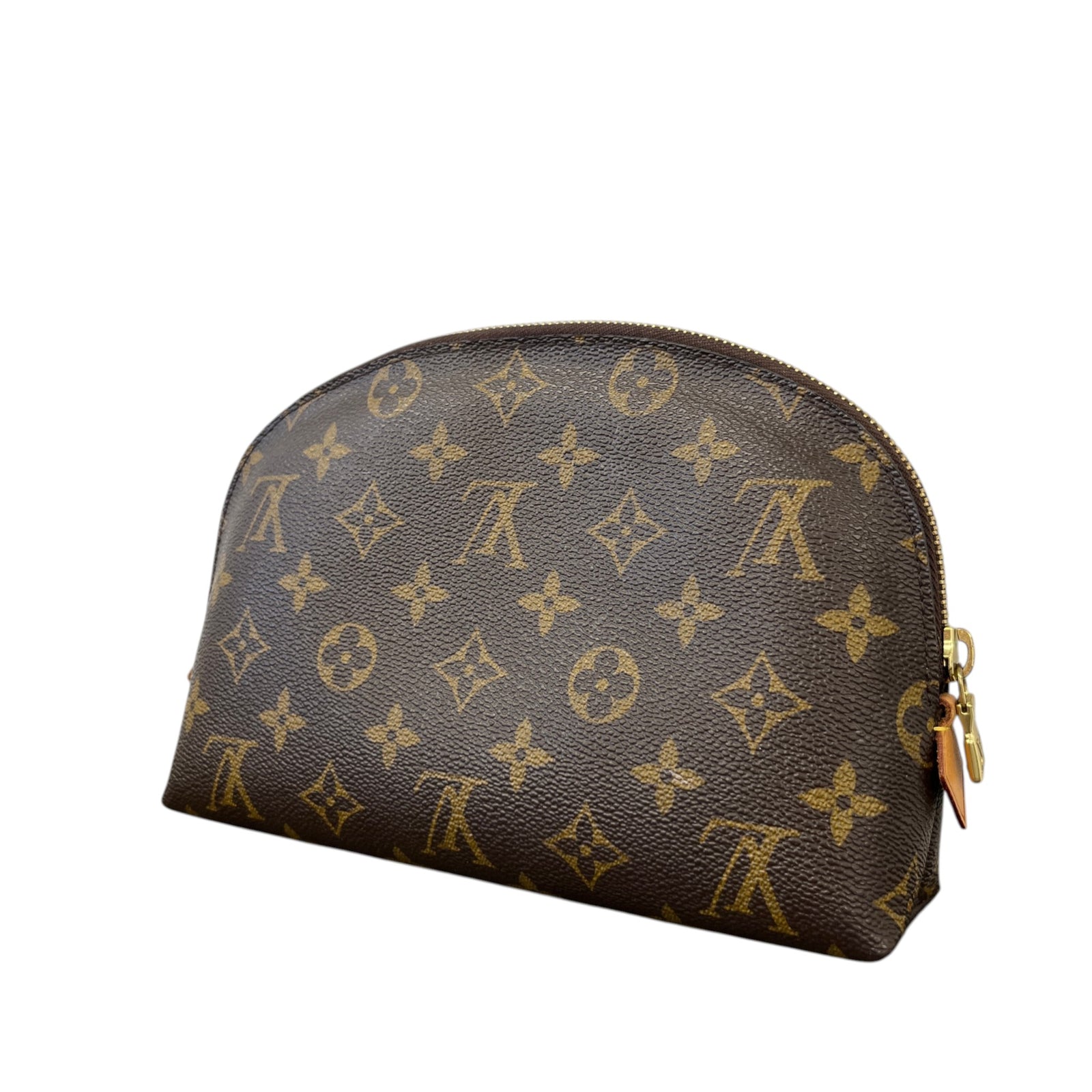 Women's Cosmetic Pouch MM Toiletry Bag Brown - Photo 8