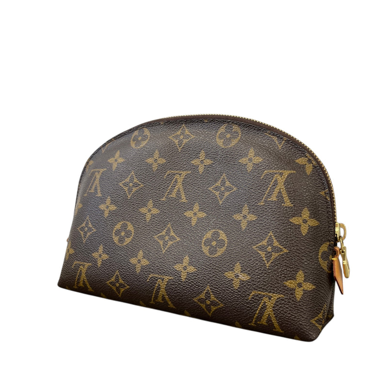 Women's Cosmetic Pouch MM Toiletry Bag Brown