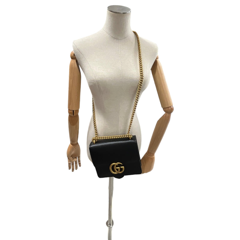 Women's GG Marmont Crossbody Bag Black