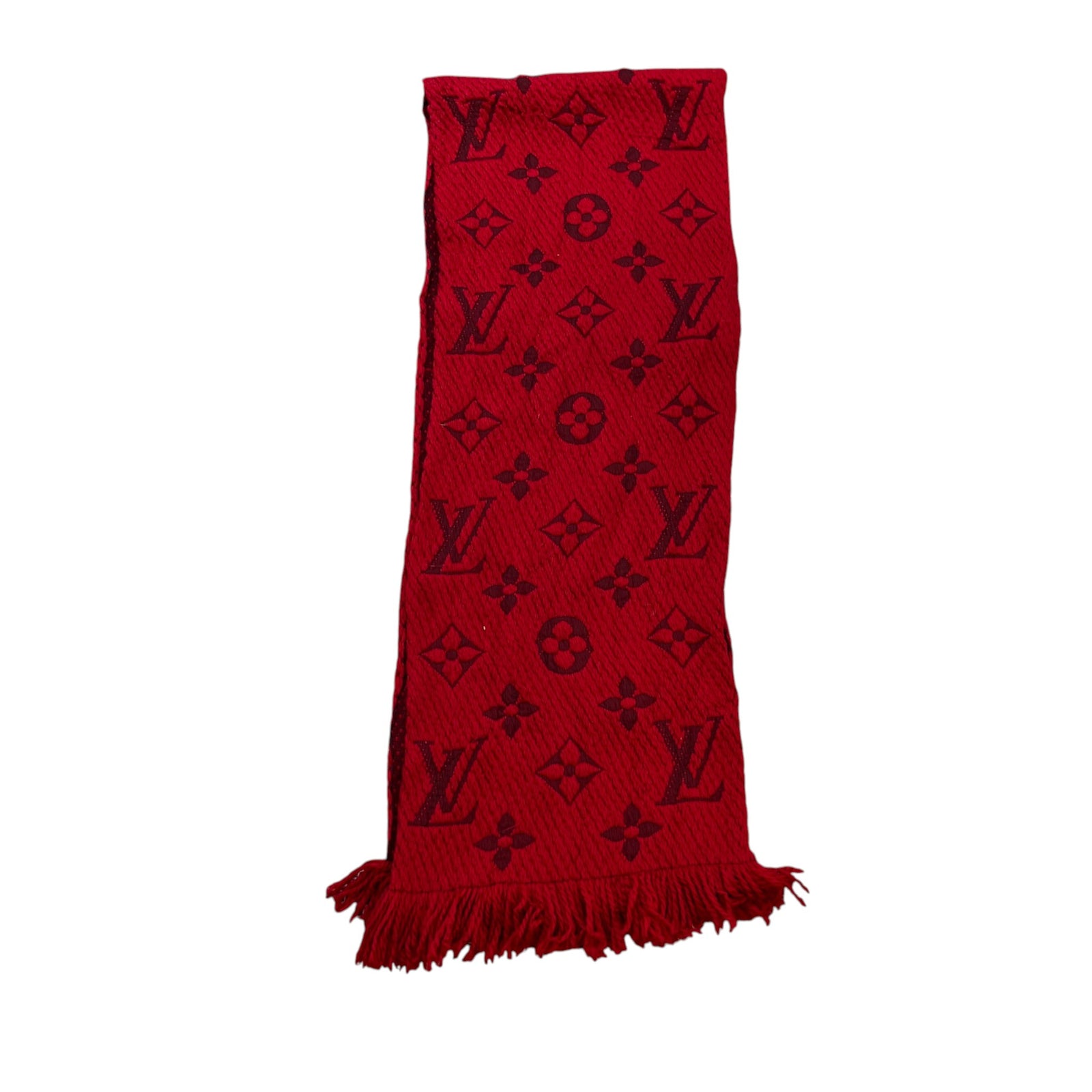 Women's Monogram Scarf Red - Photo 3
