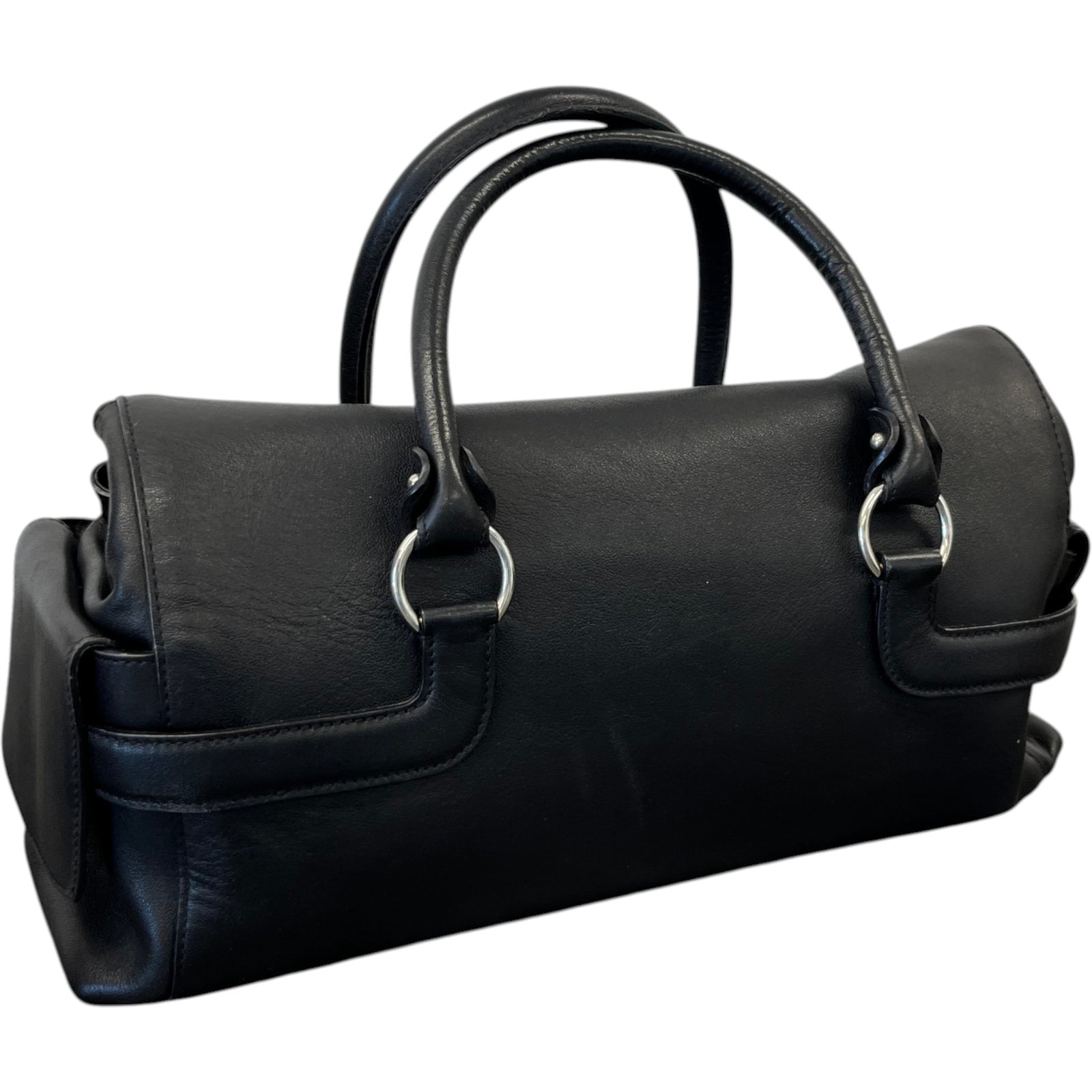 Women's Gancini Handbag Black - Photo 8