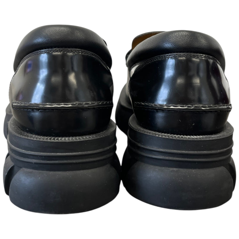 Men's Horsebit Lug Sole Loafers Black Size UK 7 / EU 41