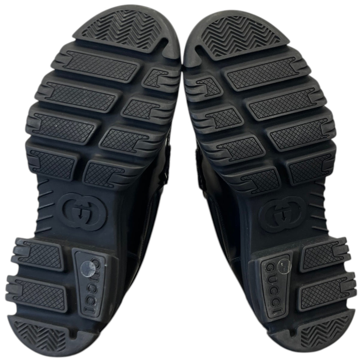 Men's Horsebit Lug Sole Loafers Black Size UK 7 / EU 41 - Photo 11
