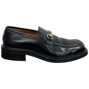 Men's Horsebit Loafers Black Size EU 42.5 / UK 8.5
