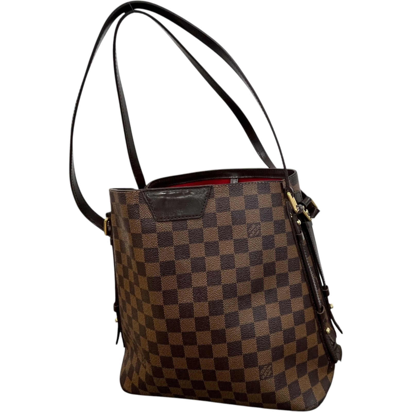 Women's Damier Ebene Cabas Rivington Handbag Brown - Photo 4