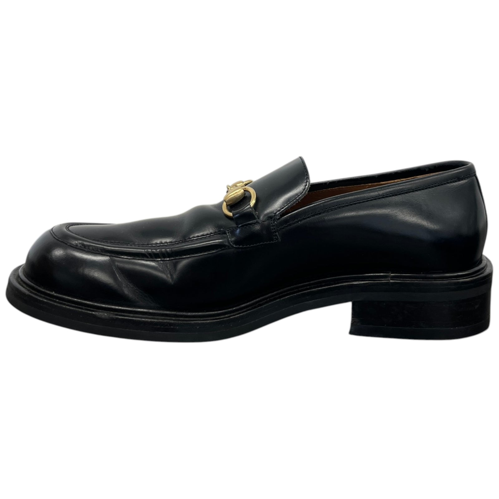 Men's Horsebit Loafers Black Size EU 42.5 / UK 8.5 - Photo 2
