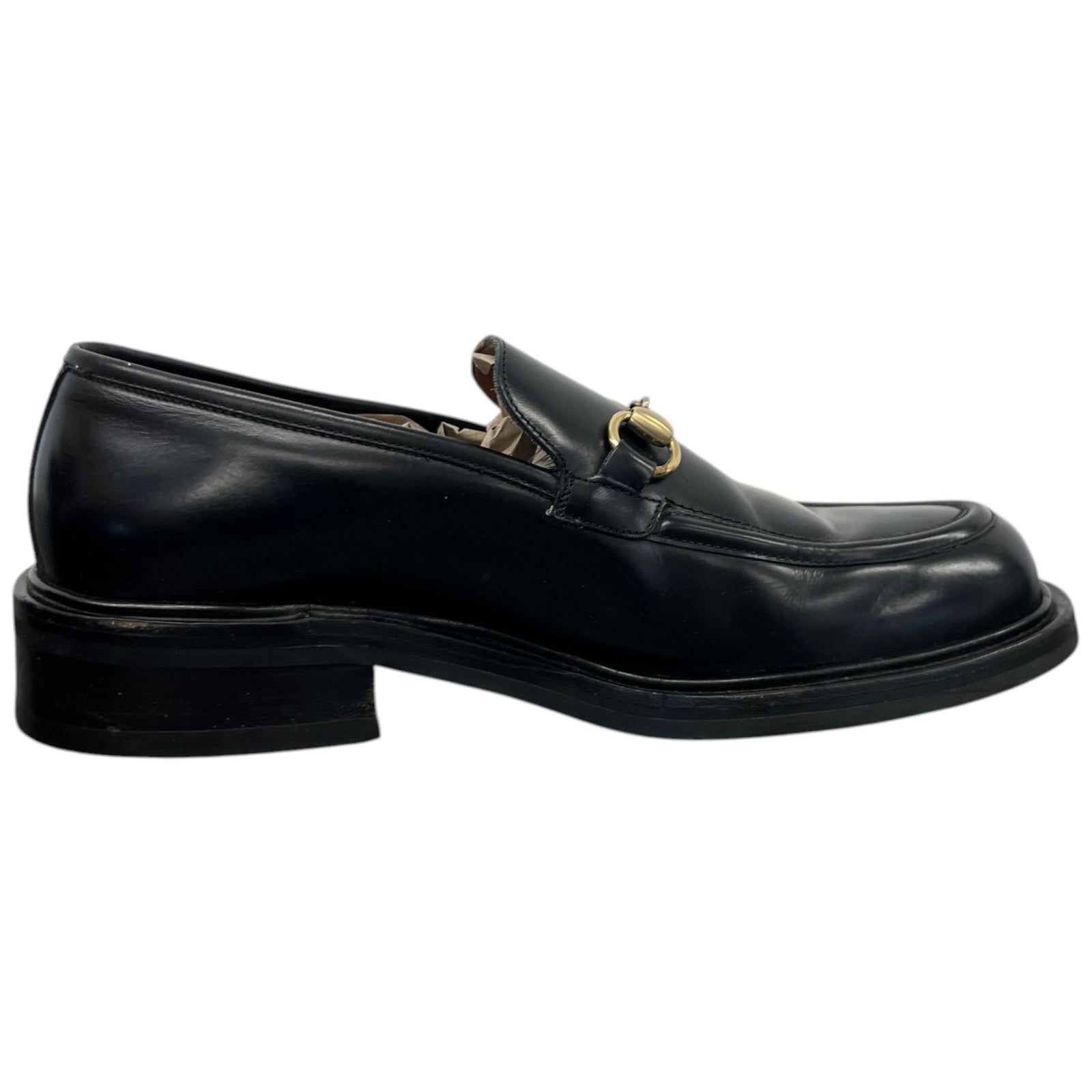 Men's Horsebit Loafers Black Size EU 42.5 / UK 8.5 - Photo 4
