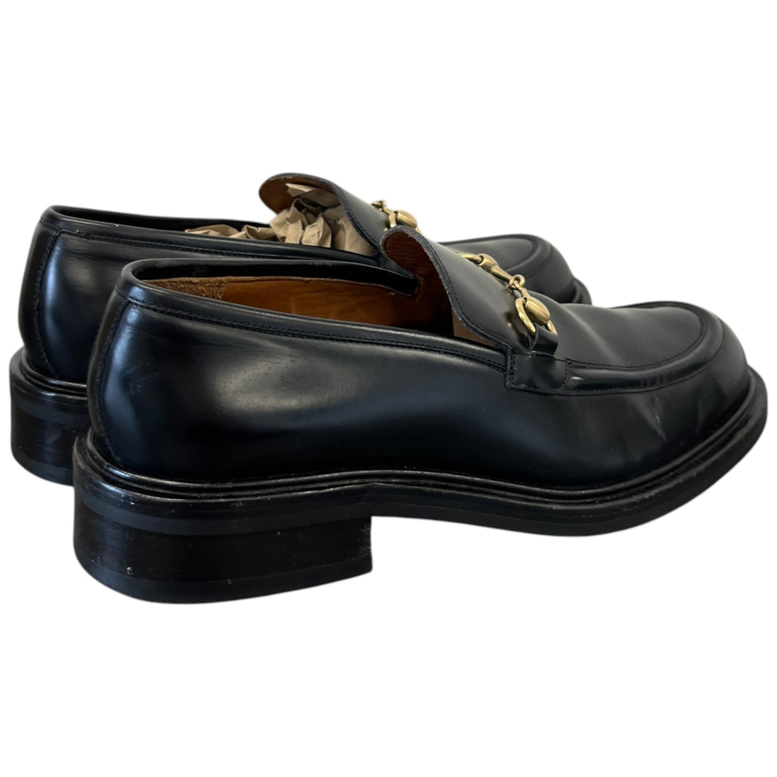 Men's Horsebit Loafers Black Size EU 42.5 / UK 8.5 - Photo 8