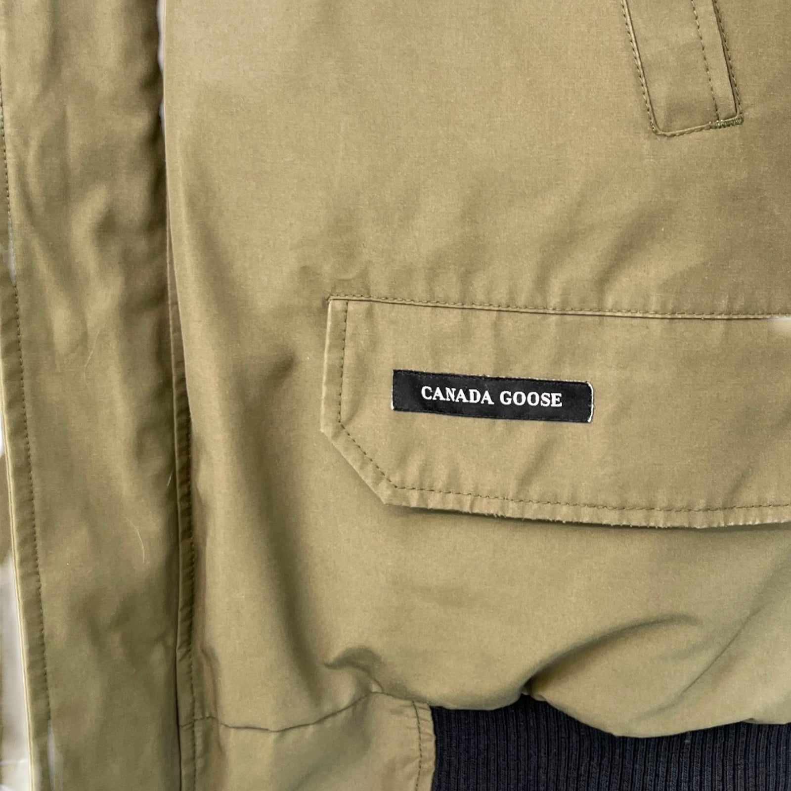 Men's Chilliwack Bomber Down Jacket Khaki Size XL - Photo 6