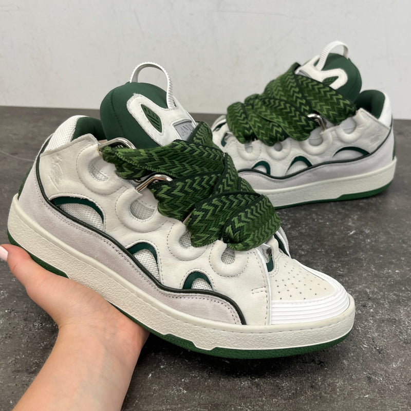 Men's Curb Low Trainers White Size EU 41 / UK 7