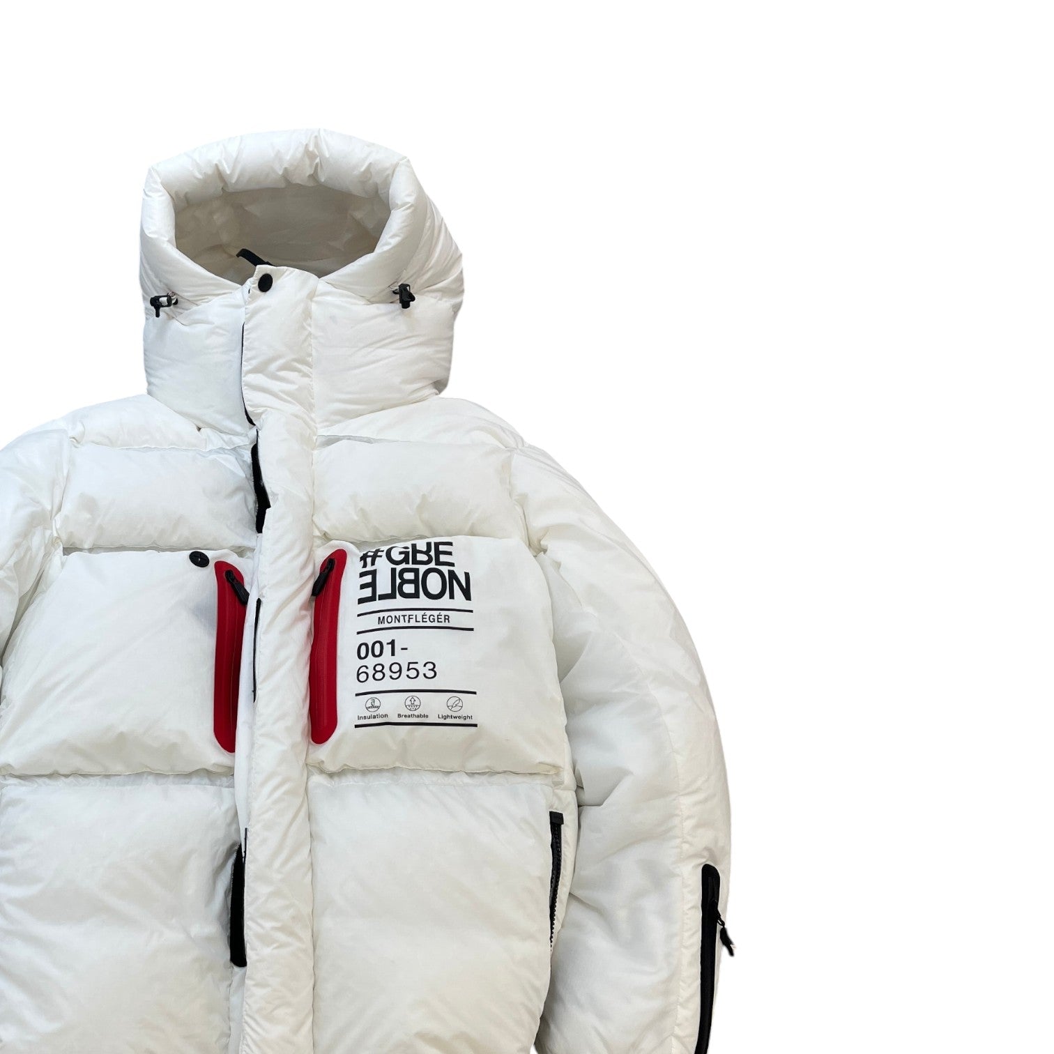Men's Monteleger Down Jacket White Size 5 / XXL - Photo 3