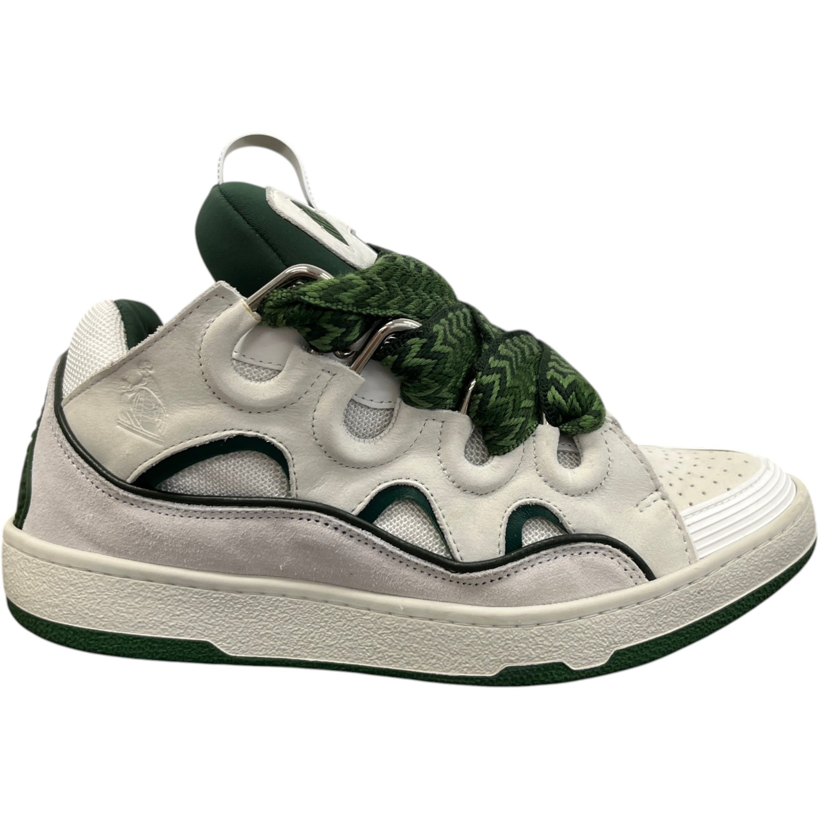 Men's Curb Low Trainers White Size EU 41 / UK 7 - Photo 1