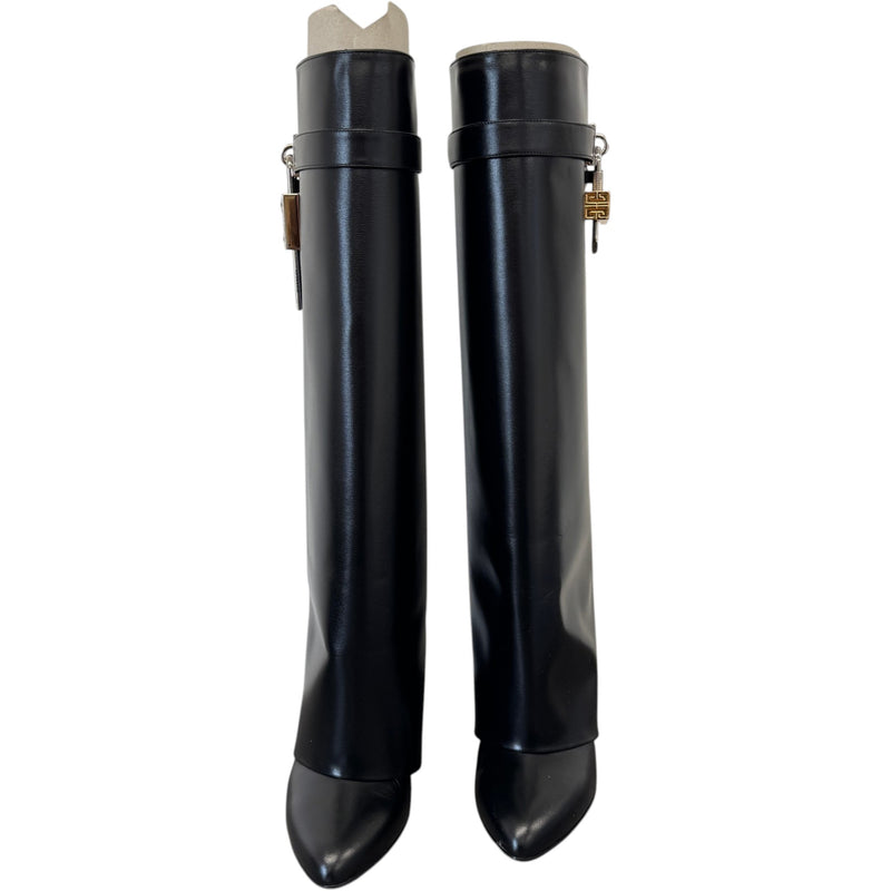 Women's Shark Lock Boots Black Size UK 5 / EU 38
