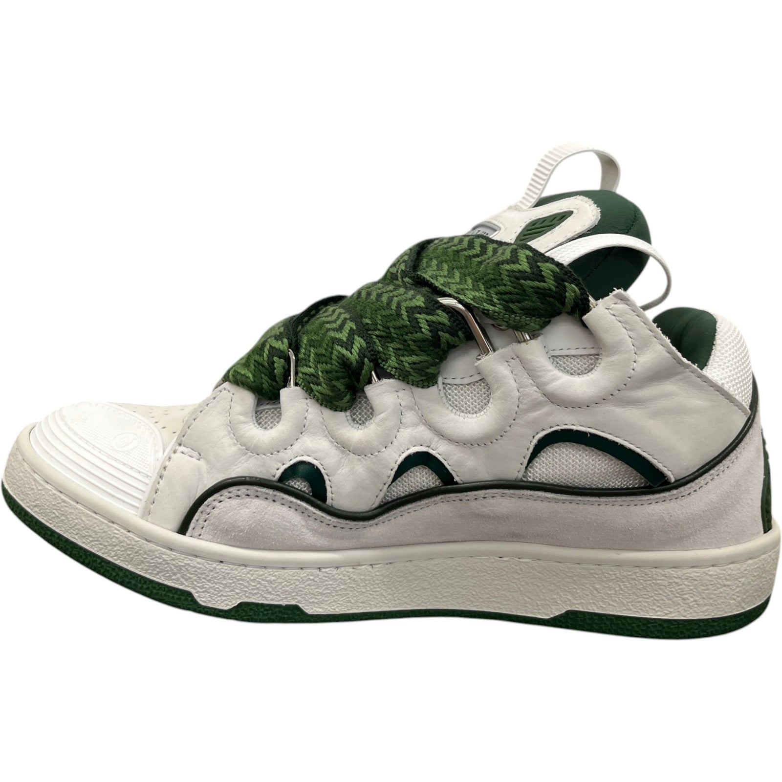 Men's Curb Low Trainers White Size EU 41 / UK 7 - Photo 2