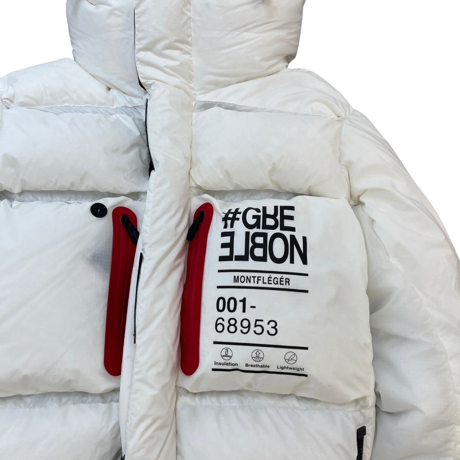 Men's Monteleger Down Jacket White Size 5 / XXL - Photo 6