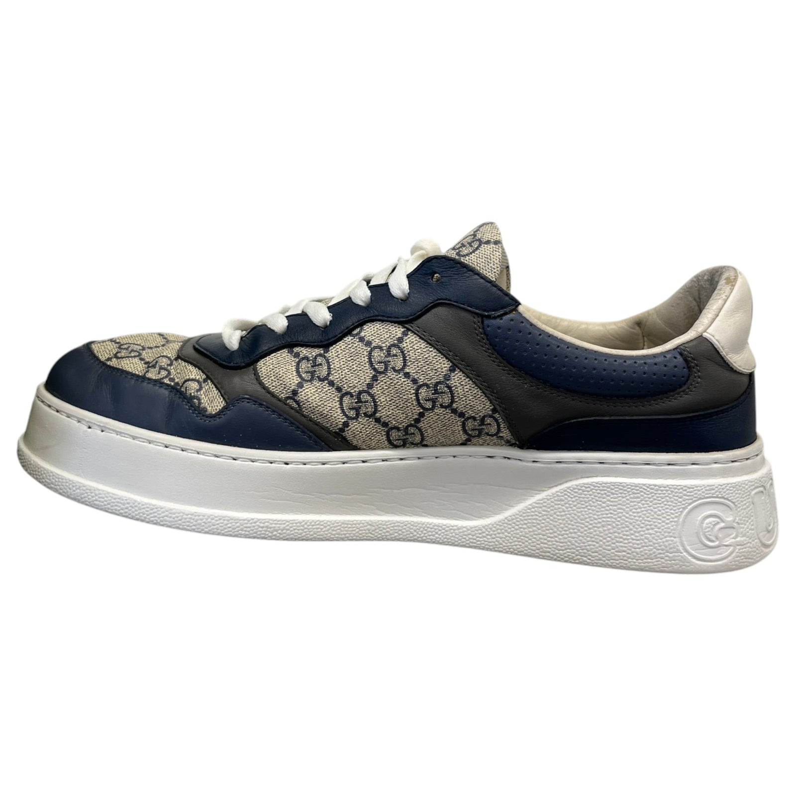Men's GG Supreme Chunky Low Trainers Navy Size UK 10 / EU 44 - Photo 2