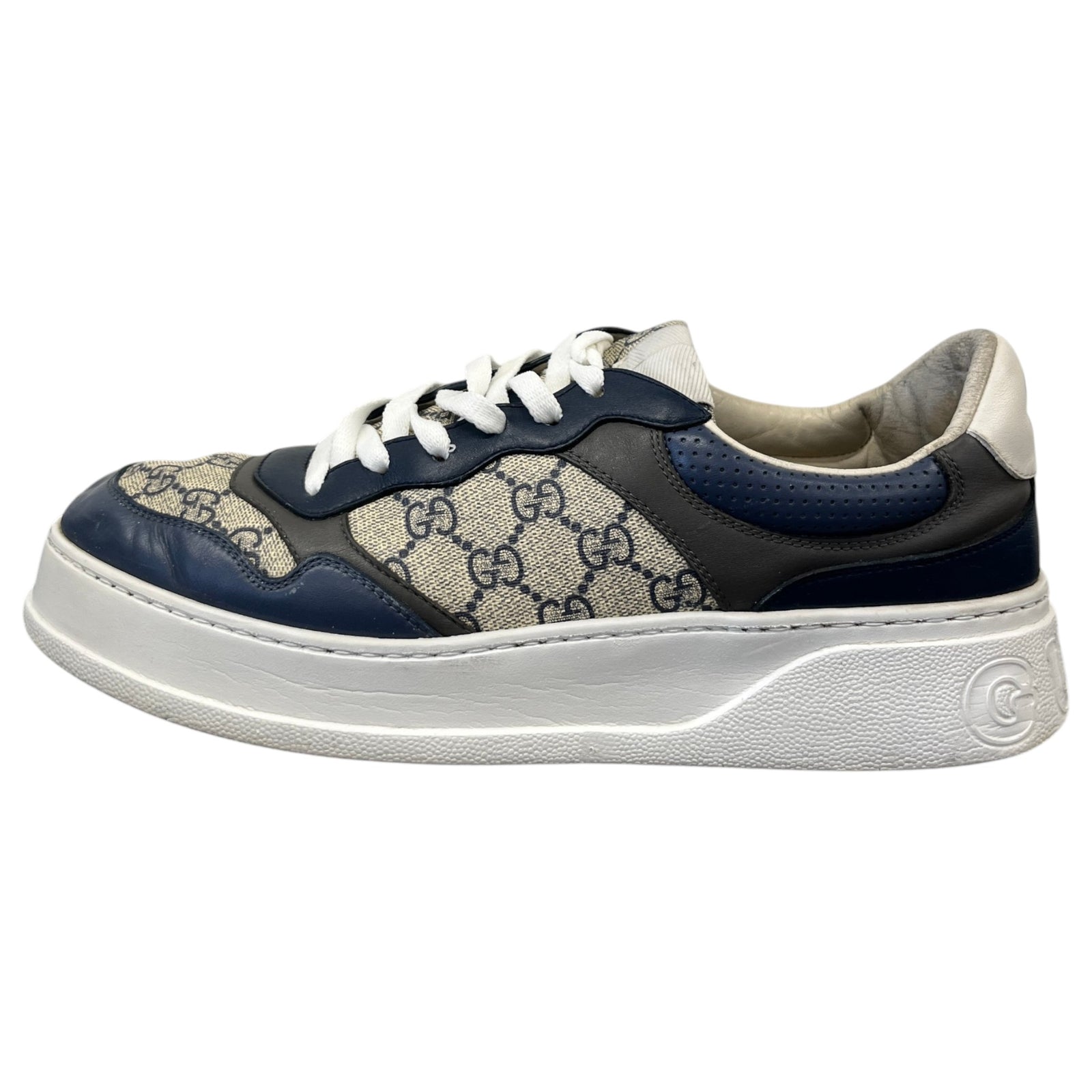 Men's GG Supreme Chunky Low Trainers Navy Size UK 10 / EU 44 - Photo 5