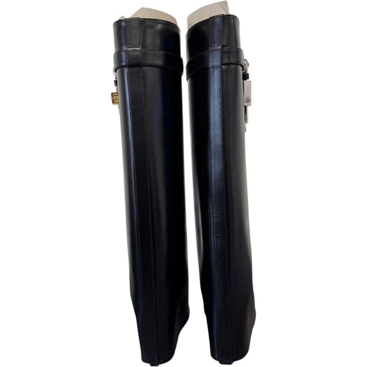 Women's Shark Lock Boots Black Size UK 5 / EU 38 - Photo 9