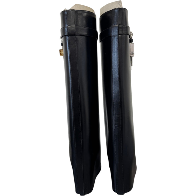 Women's Shark Lock Boots Black Size UK 5 / EU 38