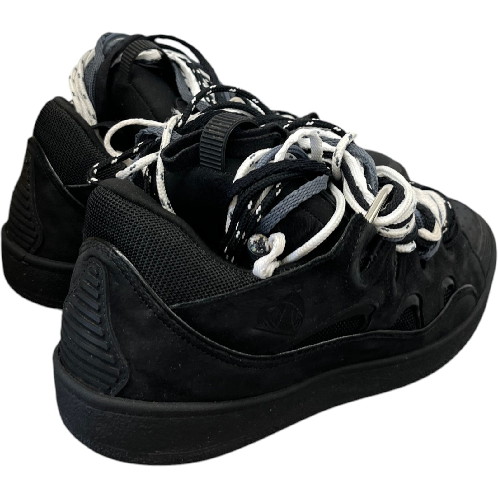 Men's Curb Low Trainers Black Size EU 42 / UK 8 - Photo 8