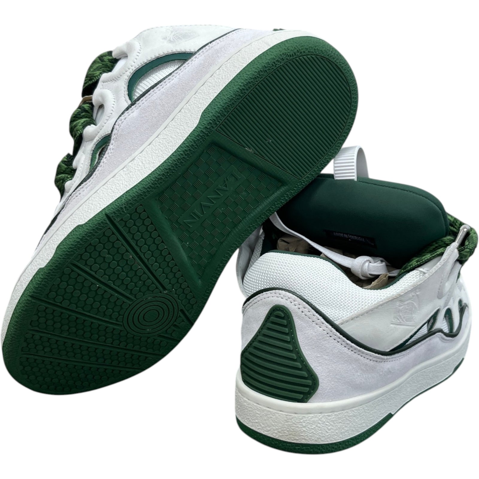 Men's Curb Low Trainers White Size EU 41 / UK 7 - Photo 10