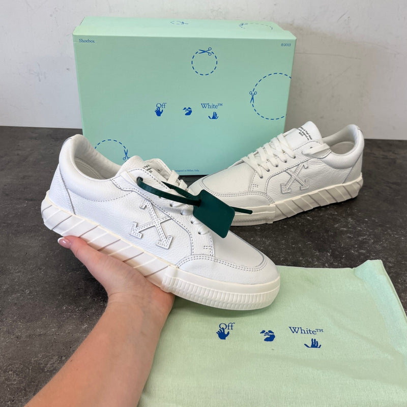 Men's Vulcanized Low Trainers White Size EU 40 / UK 6