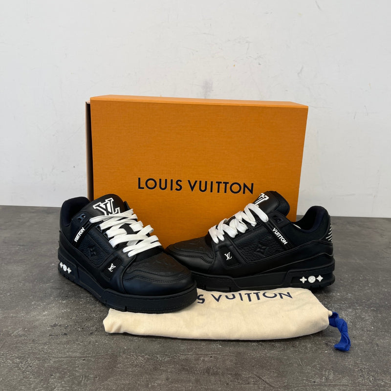 Men's LV Low Trainers Black Size UK 6 / EU 40