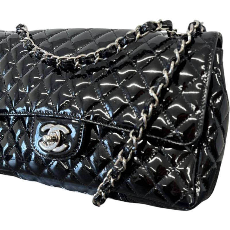 Women's Quilted Secret Label Medium Flap Handbag Black