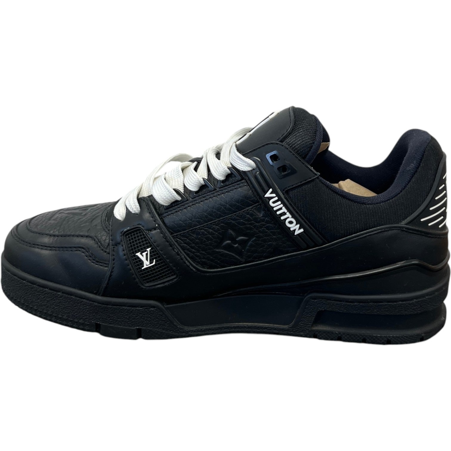 Men's LV Low Trainers Black Size UK 6 / EU 40 - Photo 3