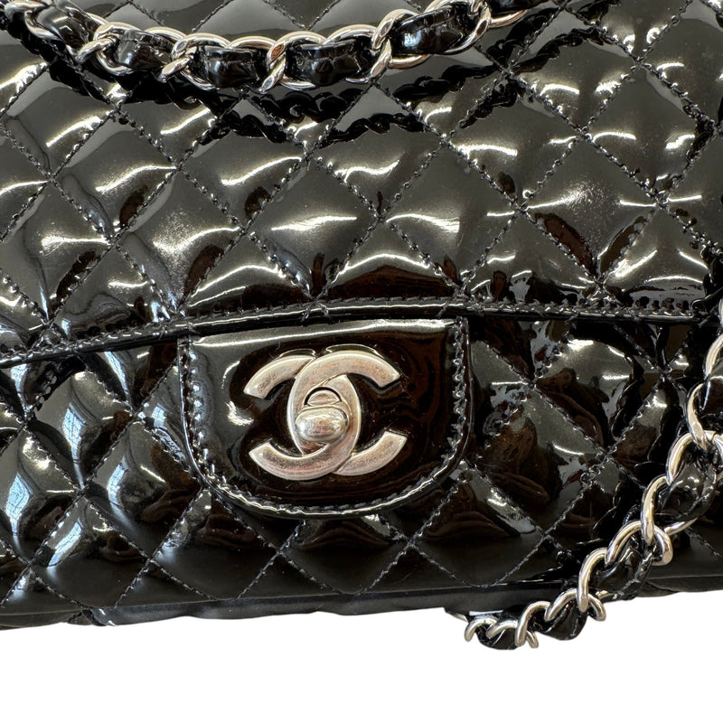 Women's Quilted Secret Label Medium Flap Handbag Black