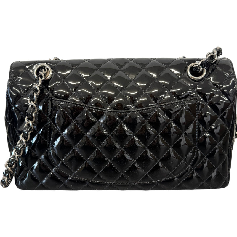 Women's Quilted Secret Label Medium Flap Handbag Black
