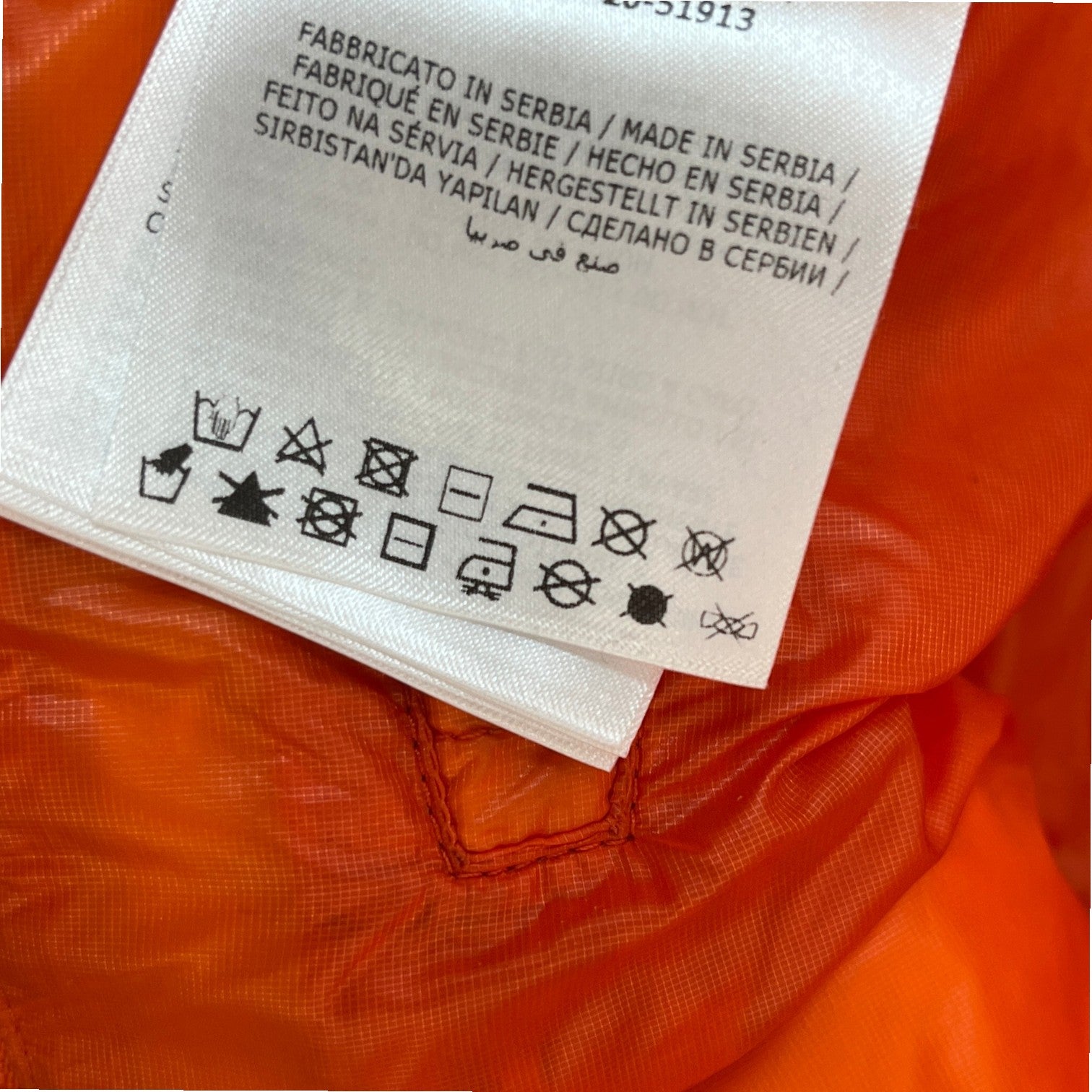 Men's Tarnos Down Jacket Orange Size 3 / L - Photo 9