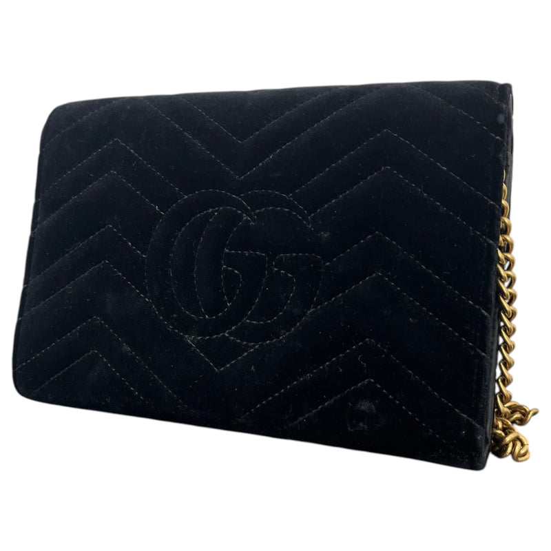 Women's GG Marmont Matelassé Handbag Black