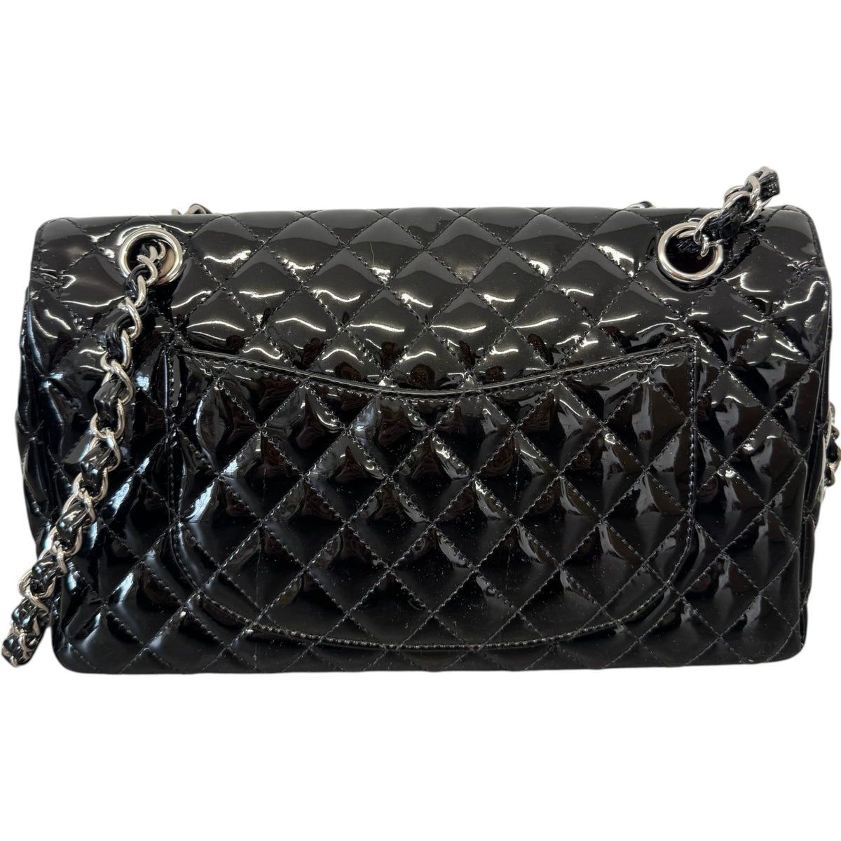 Women's Quilted Secret Label Medium Flap Handbag Black - Photo 3