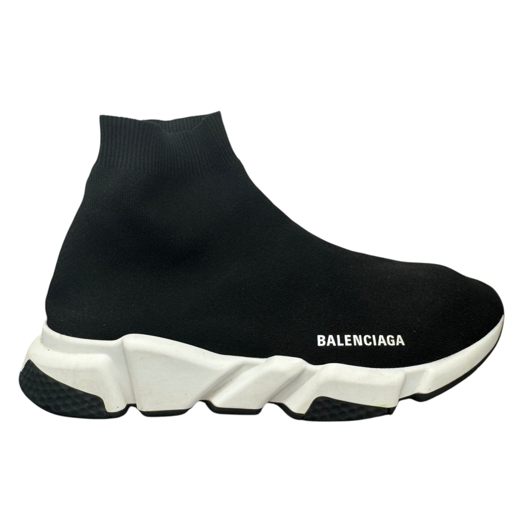 Balenciaga Men's Speed Sock High Trainers Black UK 9 / EU 43 - Wholesale accessories from Label Source, United Kingdom