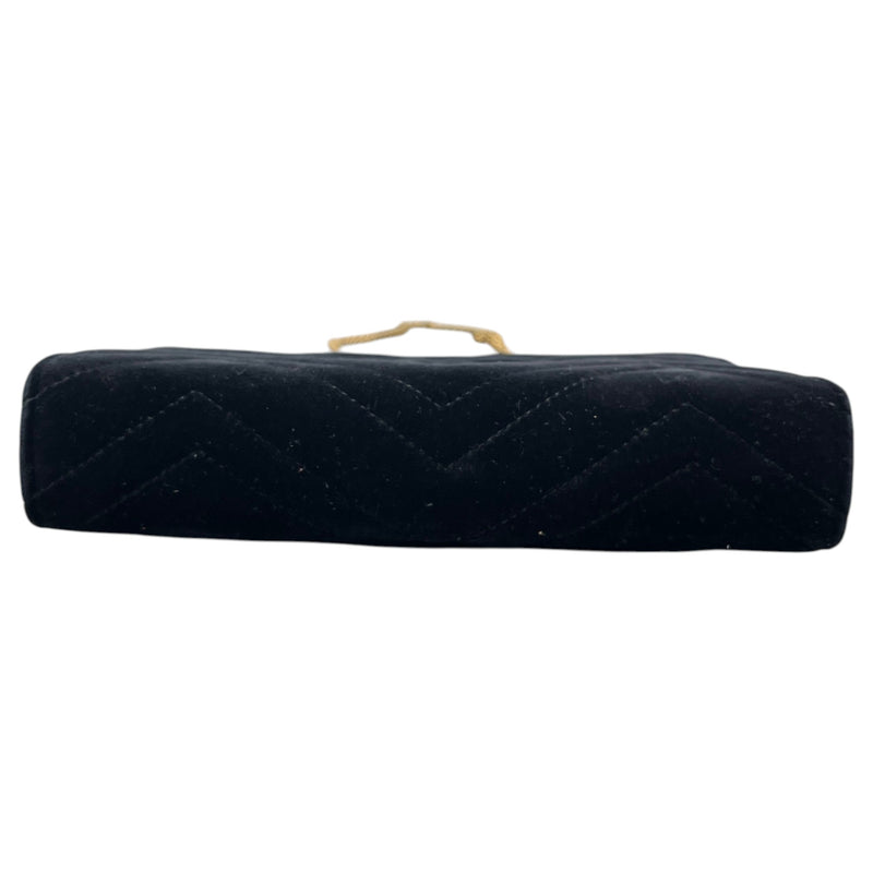 Women's GG Marmont Matelassé Handbag Black