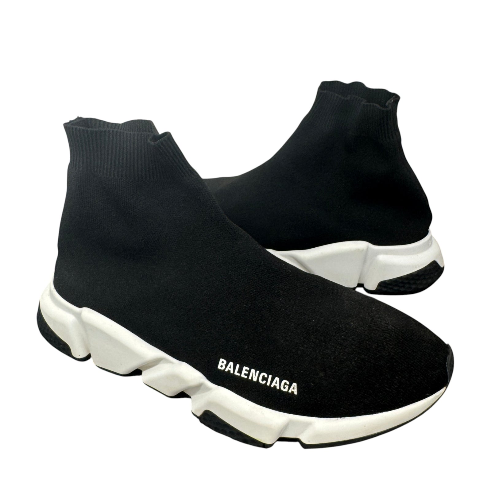 Men's Speed Sock High Trainers Black Size UK 9 / EU 43 - Photo 3