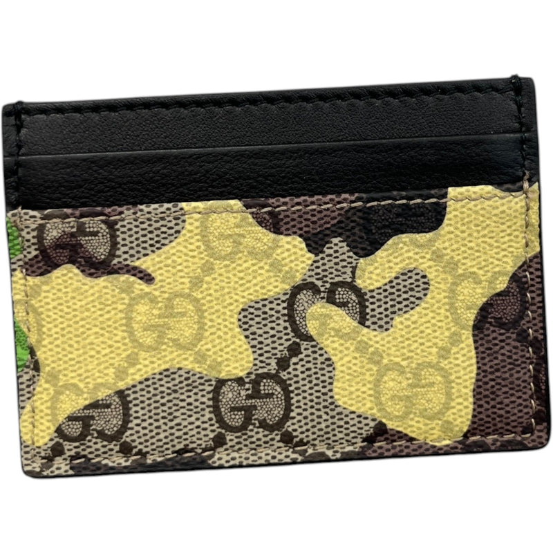Men's Gg Supreme Camouflage Card Holder Multi-Coloured