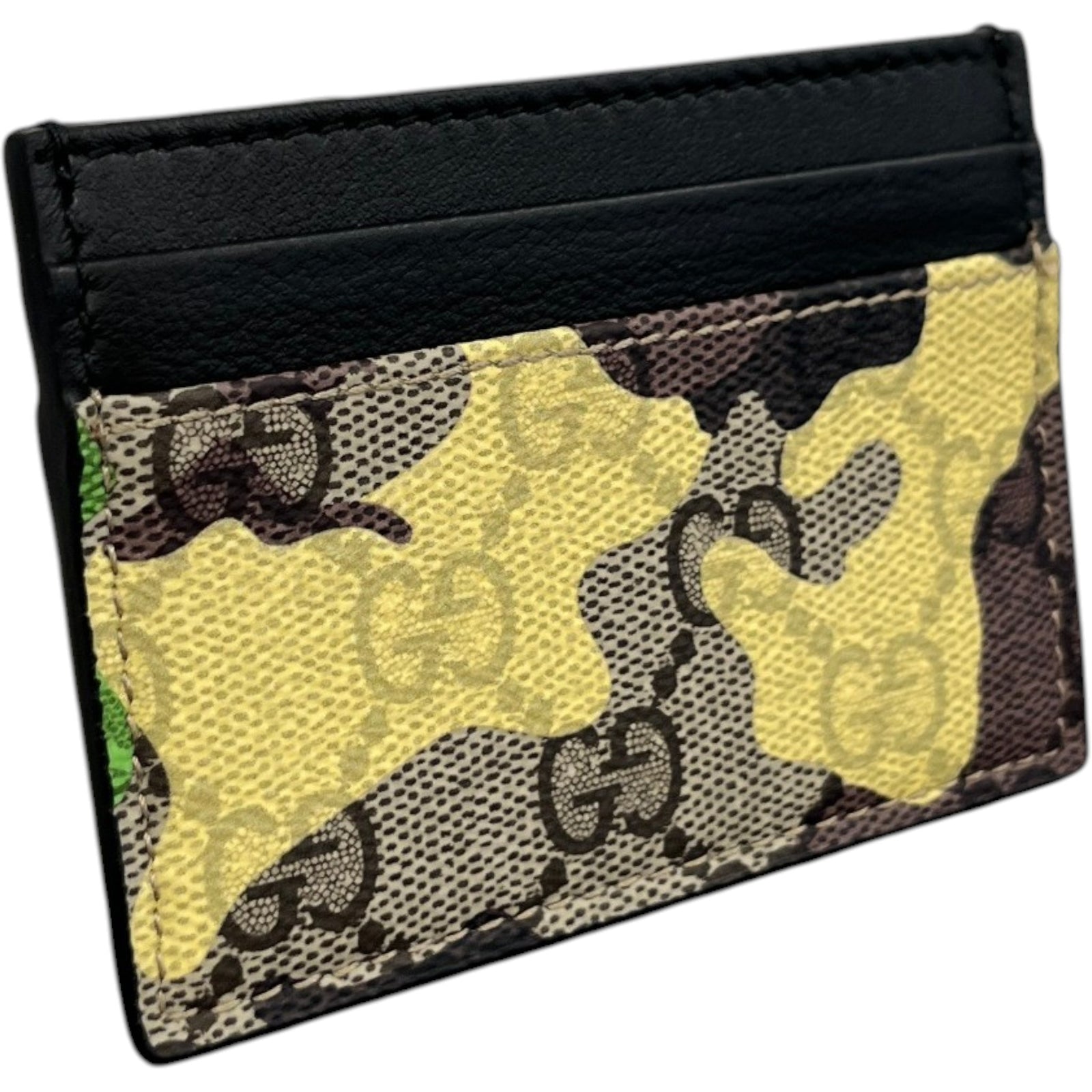 Men's Gg Supreme Camouflage Card Holder Multi-Coloured - Photo 5