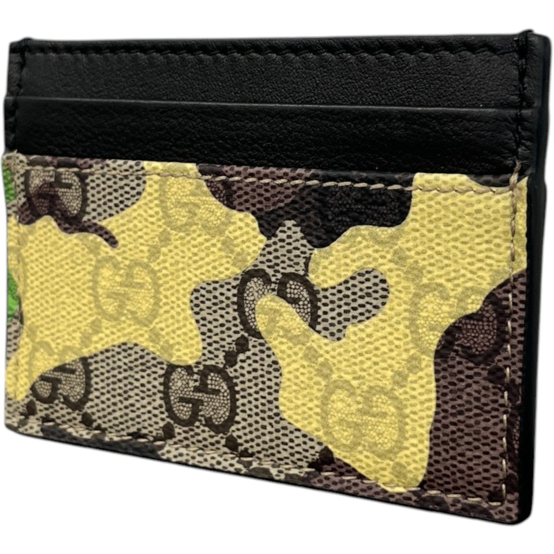 Men's Gg Supreme Camouflage Card Holder Multi-Coloured