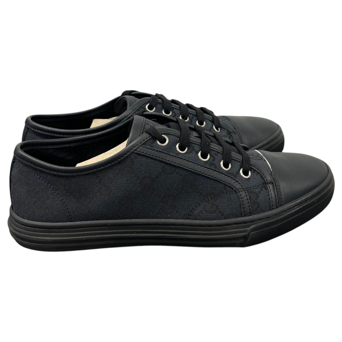 Women's GG Supreme Low Trainers Black Size UK 5.5 / EU 38.5 - Photo 8