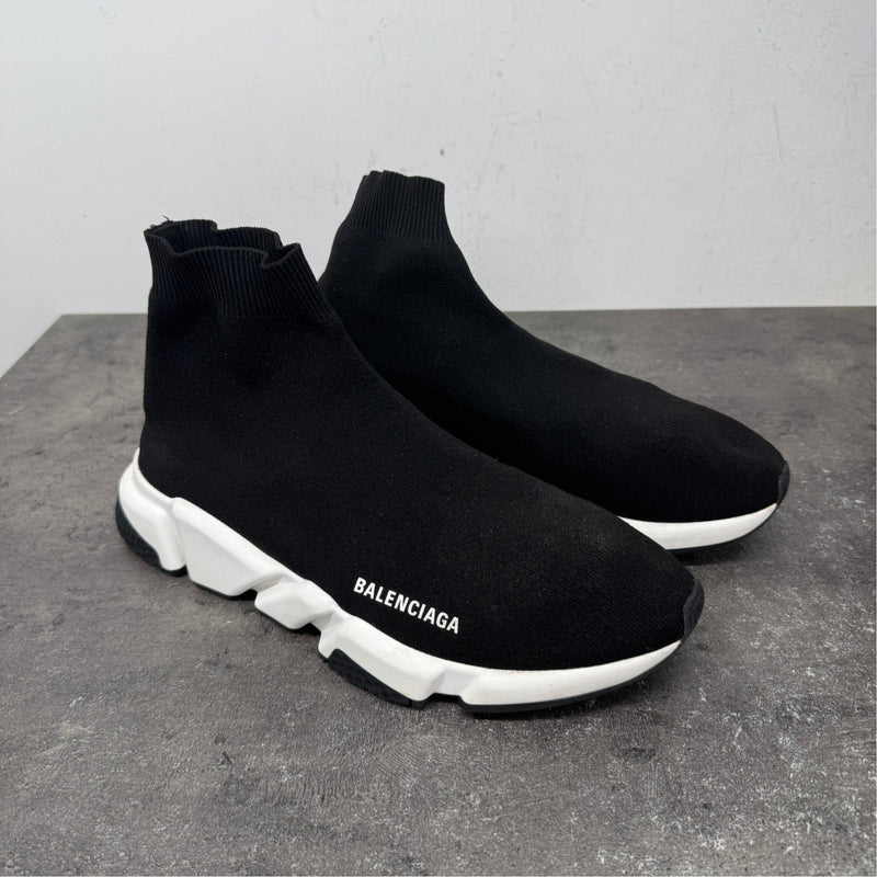 Men's Speed Sock High Trainers Black Size UK 9 / EU 43