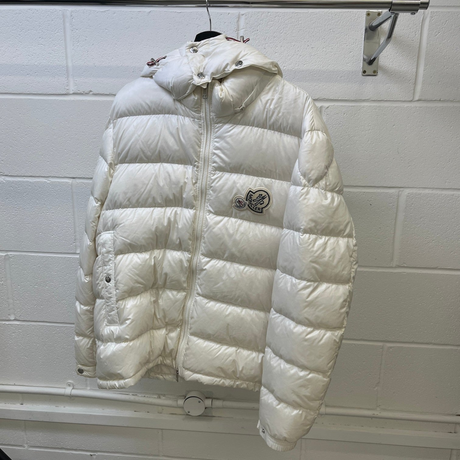 Men's Bramant Puffer Down Jacket White Size 6 / XXXL - Photo 11