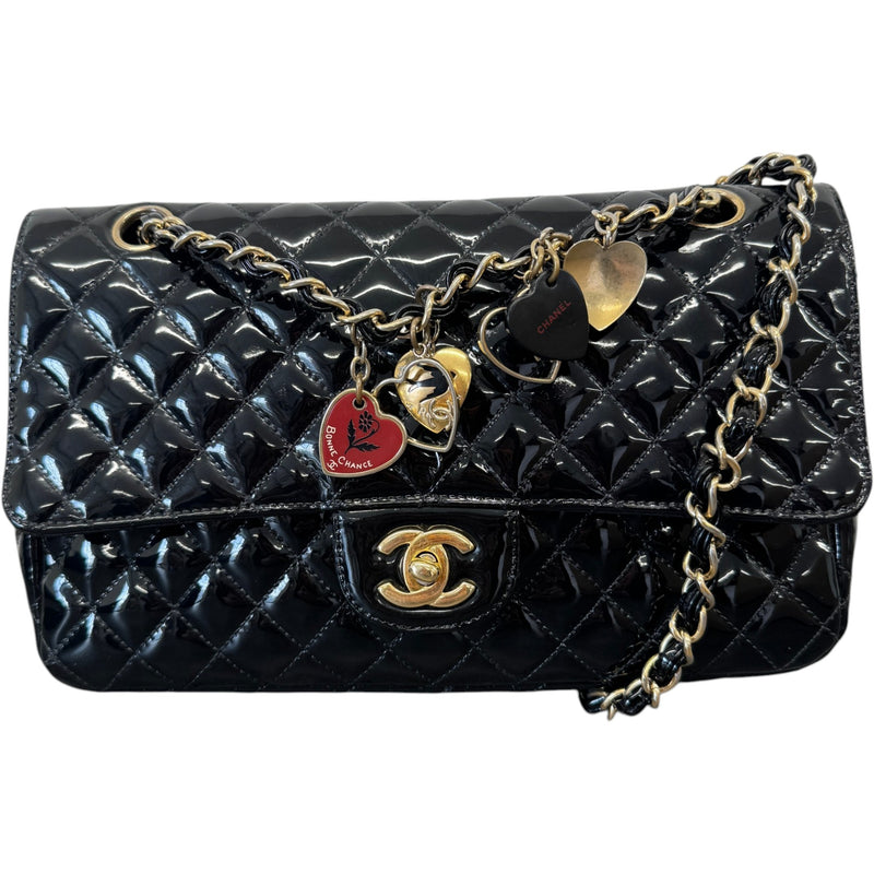 Women's Limited Edition Medium Valentine Flap Handbag Black