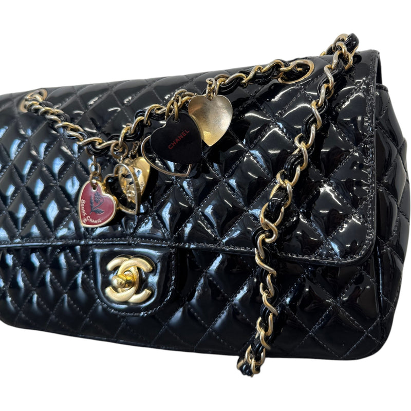 Women's Limited Edition Medium Valentine Flap Handbag Black