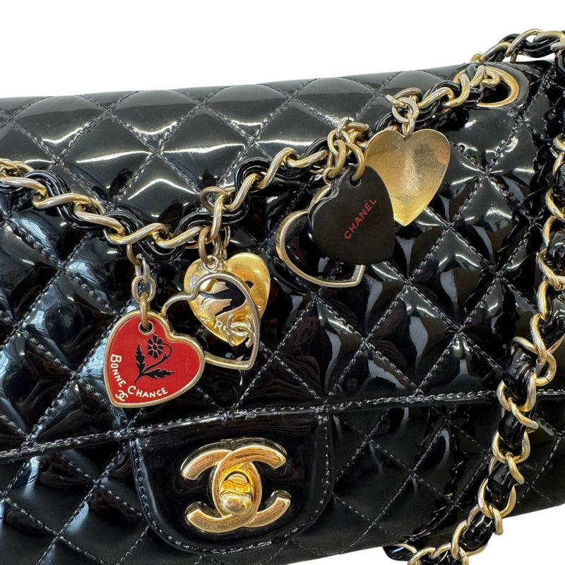 Women's Limited Edition Medium Valentine Flap Handbag Black