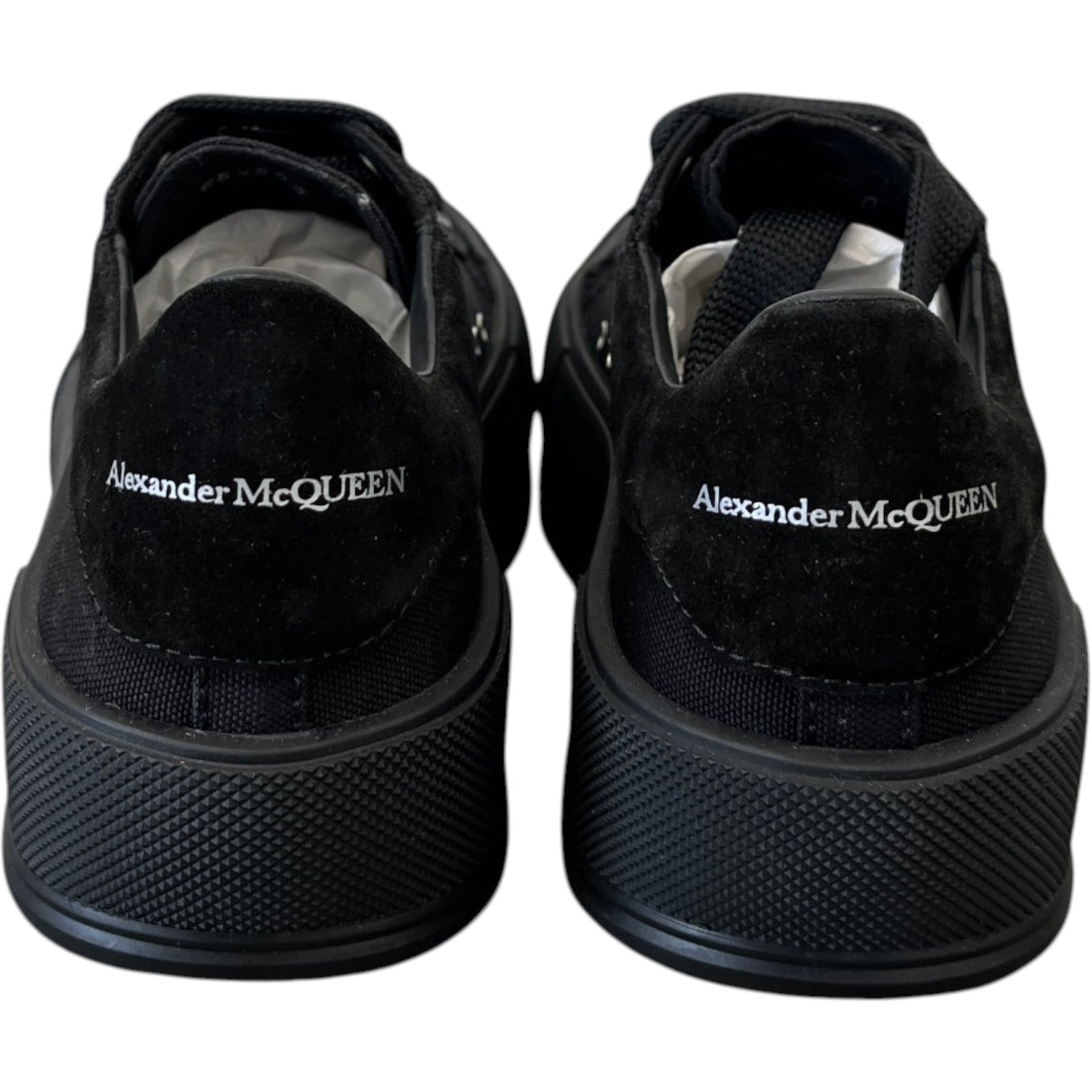 Women's Deck Skate Low Trainers Black Size UK 2 / EU 35 - Photo 6