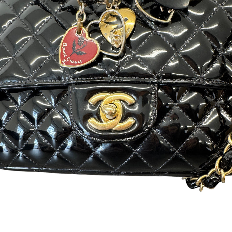 Women's Limited Edition Medium Valentine Flap Handbag Black