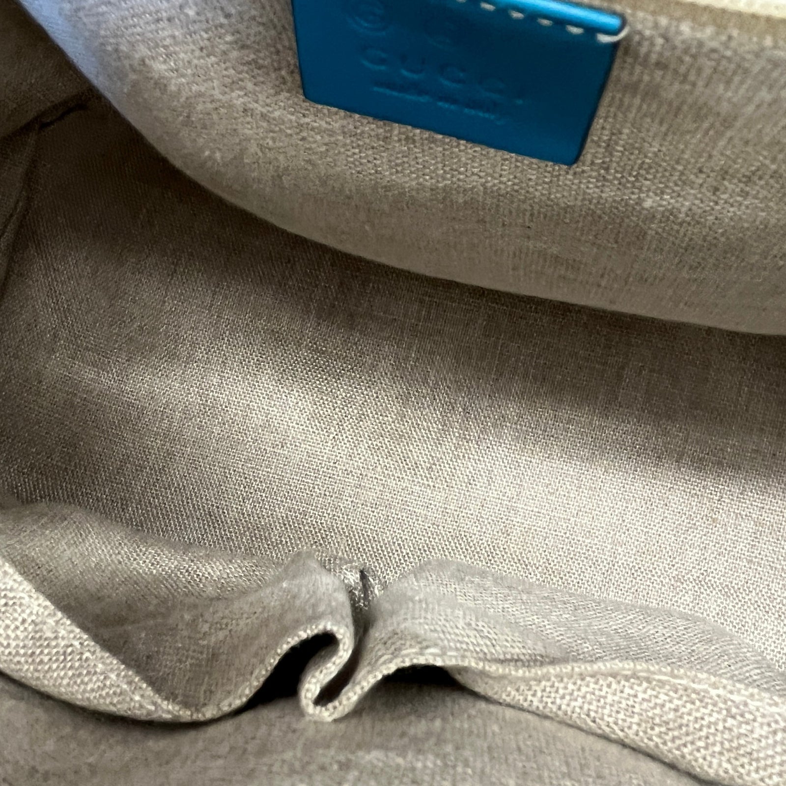 Women's Guccissima Dome Medium Bag Blue - Photo 13