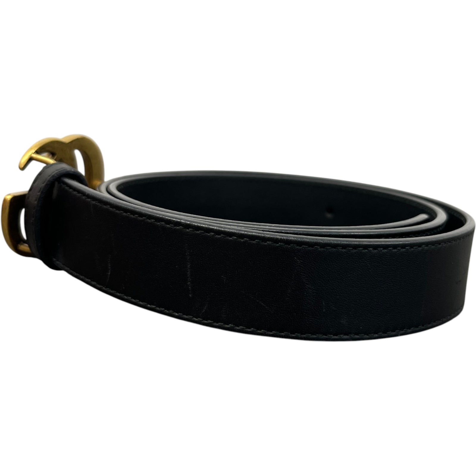Women's Gg Marmont Thin Belt Black - Photo 4